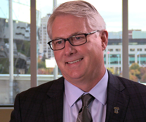 Mike Mahon, president, Lethbridge University, and chair of Universities Canada