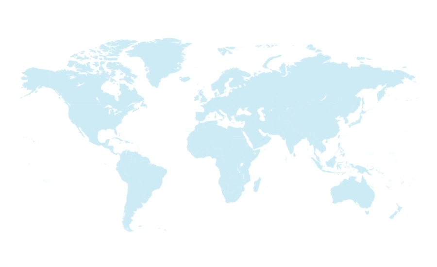 Animated world map displaying countries of origin of Queen Elizabeth Scholars - Advanced Scholars participants.