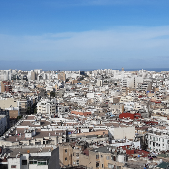 Morocco skyline