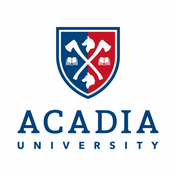 Acadia University logo.