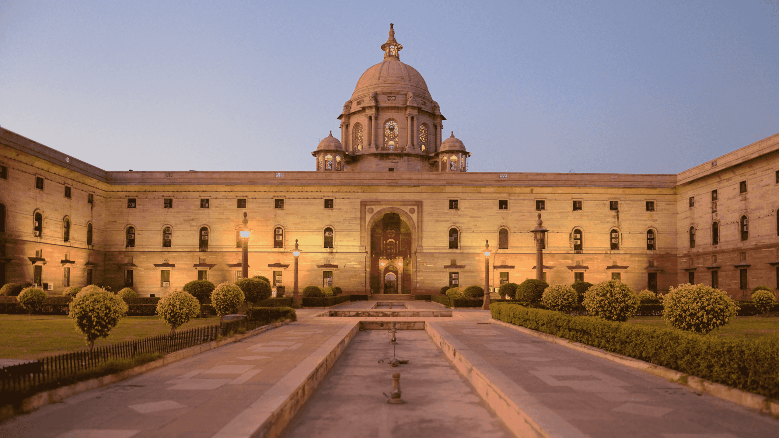 Une photo du Parlement indien.